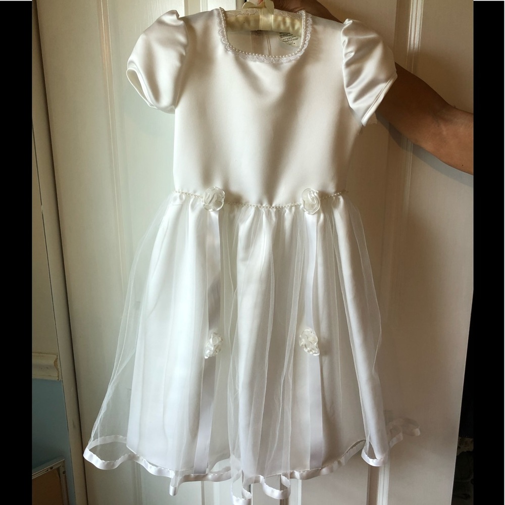 Girls white dress